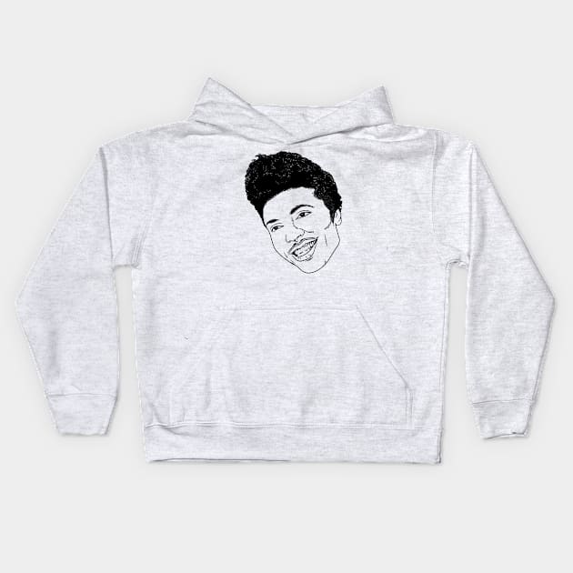 Little Richard Kids Hoodie by TheCosmicTradingPost